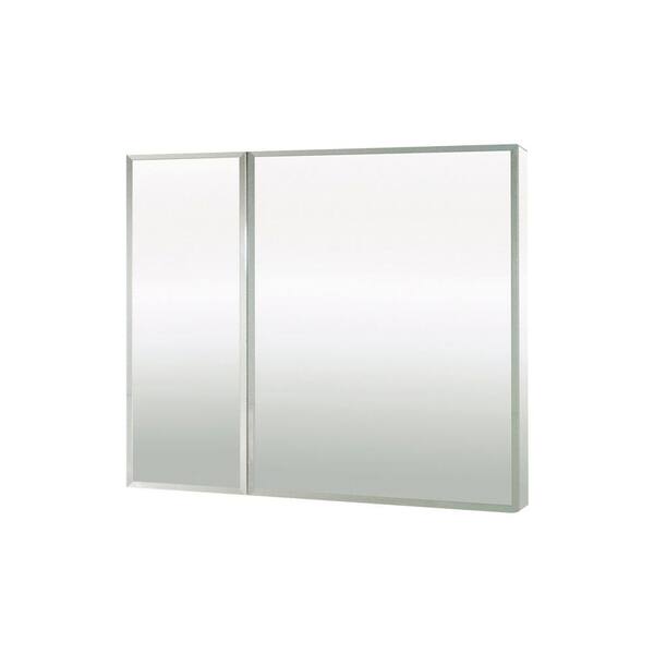 MAAX Evolution 30 in. x 26 in. Mirrored Recessed or Surface Mount Medicine Cabinet in White