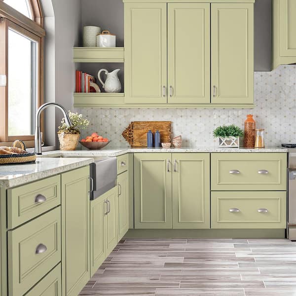 1 qt. #M340-3A Modern Zen Semi-Gloss Enamel Interior/Exterior Cabinet, Door & Trim Paint