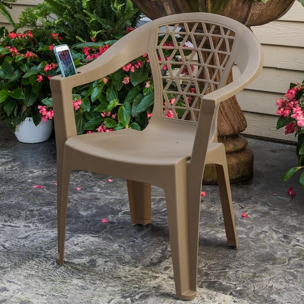 StyleWell Penza Mushroom Stack Resin Plastic Outdoor Dining StyleWell Penza Mushroom Stack Resin Plastic Outdoor Dining