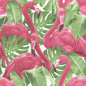 Global Fusion Pink Flamingo Wallpaper