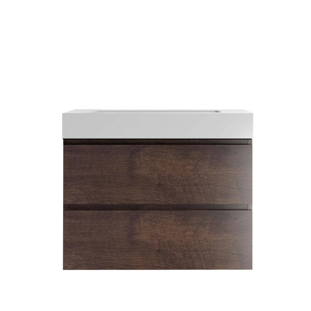 Alice 30.00 in. W x18.10 in. D x 25.20 in. H Single Sink Floating Bath Vani