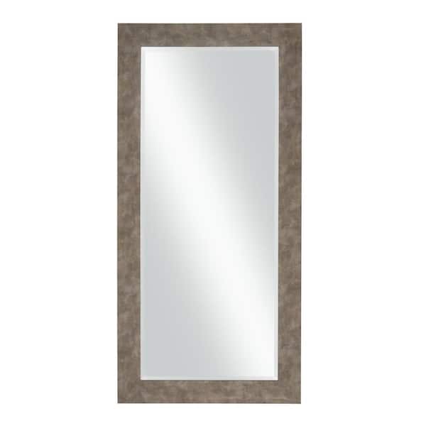 Martin Svensson Home Oversized Old Iron Plastic Beveled Glass Full-Length Industrial Farmhouse Mirror (65 in. H X 31 in. W)