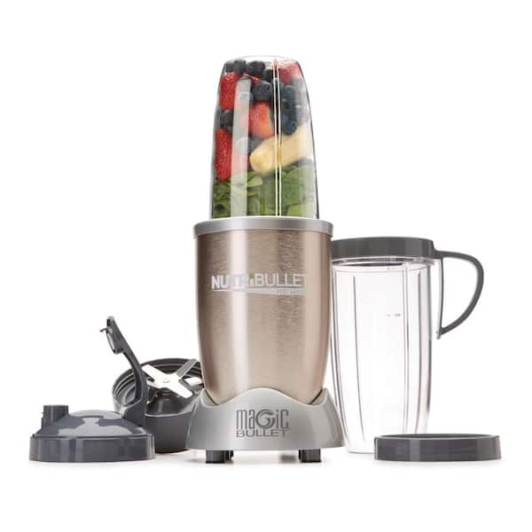NutriBullet Pro 32 oz. Single Speed Green Blender with 24 oz. Cup and Lids  NB9-0901G - The Home Depot
