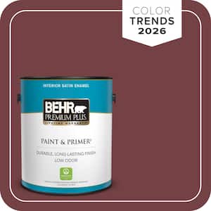 1 gal. #MQ1-15 Rumors Satin Enamel Low Odor Interior Paint & Primer