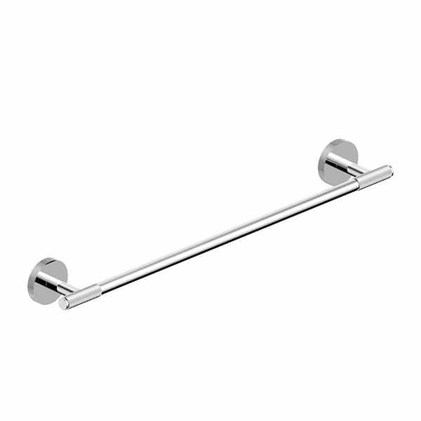 WS Bath Collections Klass WSBC 256812 25.7 in. Wall Mounted Single Towel Bar in Polished Chrome
