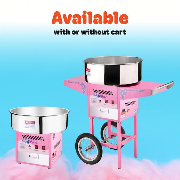 GREAT NORTHERN Vortex Commercial Pink Cotton Candy Machine and