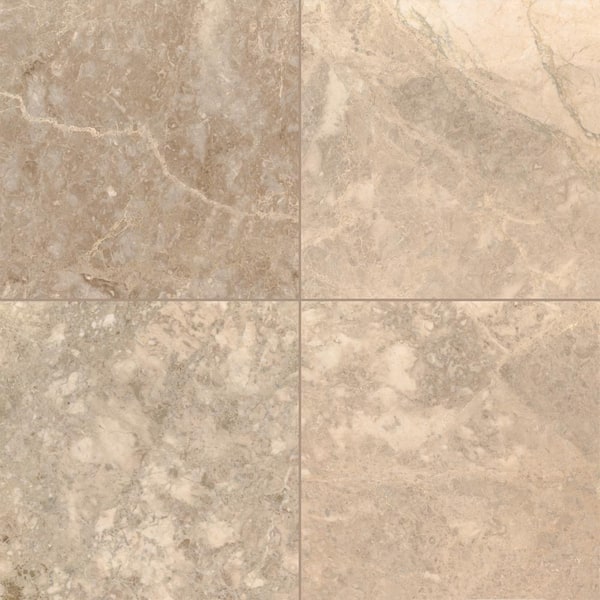 MSI Cappuccino 18 in. x 18 in. Polished Marble Floor and Wall Tile (13.5 sq. ft./Case)