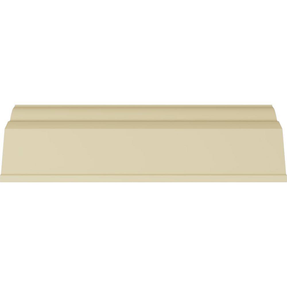 Victorian Primed Urethane Crown Moulding Sample, 12-inch