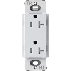 Claro 20-Amp Tamper-Resistant Duplex Receptacle, Mist (SCRS-20-TR-MI)