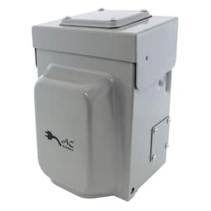 50 Amp 125-Volt/250-Volt Locking 4-Wire CS6375/SS2-50 Heavy-Duty Transfer Switch Inlet Box