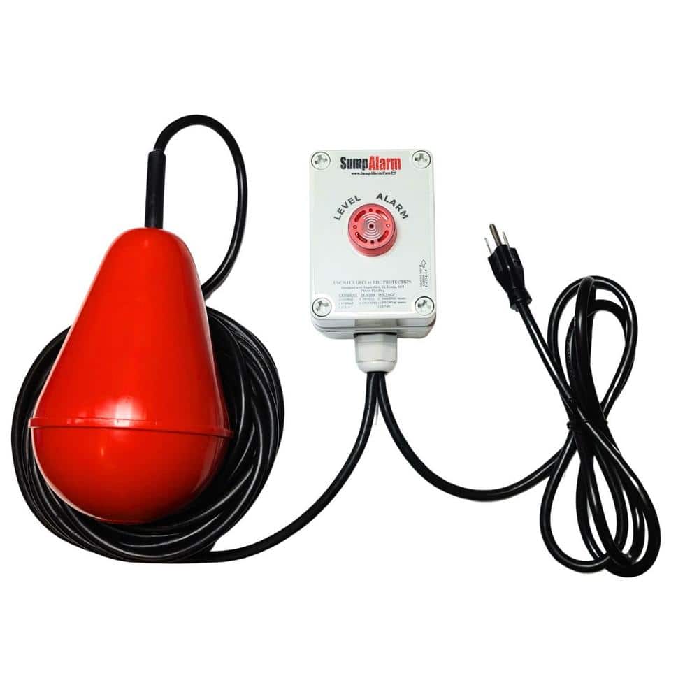 SumpAlarm Indoor/Outdoor Sewage/Septic High Water Alarm 120Volt