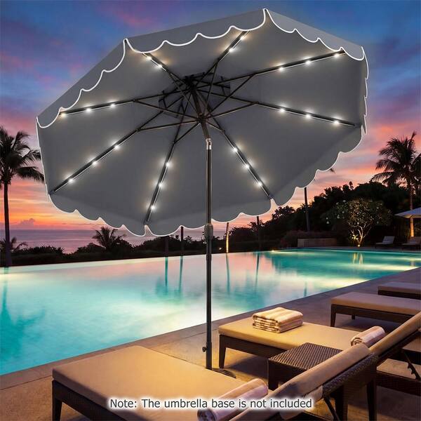 10 x 13 offset patio umbrella Treasure Garden 10x13 Cantilever Umbrella