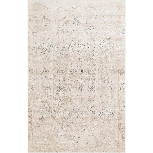 Unique Loom Chateau Quincy Beige 6' 0 x 9' 0 Area Rug 3142157