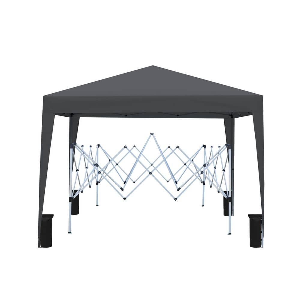 Black 10 ft. x 10 ft. Pink Pop Up Gazebo Canopy Tent with Removable Sidewalls, Carry Bag, 4 Weight Sand Bags price history on PriceWatchPro