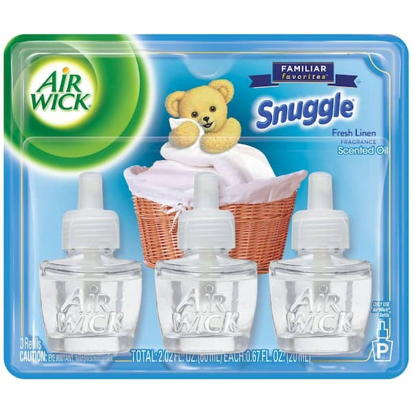 Air Wick Familiar Favorites 0.67 oz. Snuggle Scented Oil Refill (3-Pack)