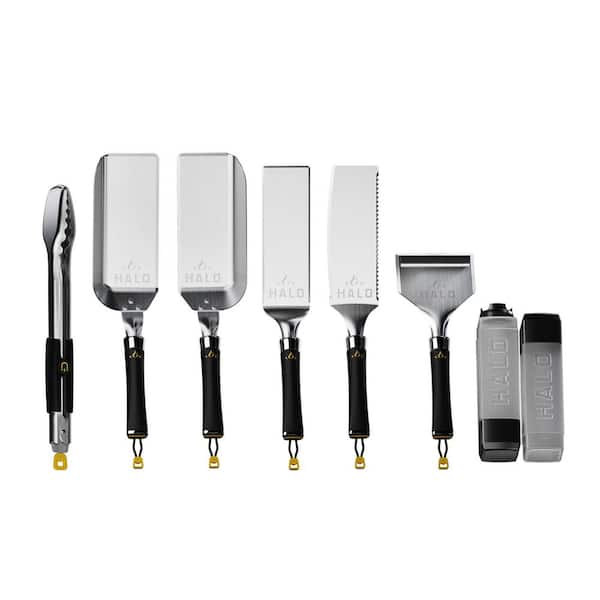 The Elite Griddle Kit (8-Piece) Thick Gauge Stainless Steel Outdoor Accessories Kit