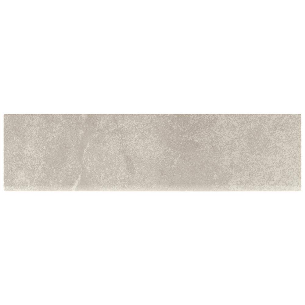 Daltile Portland Stone Gray Matte 3 in. x 12 in. Glazed Ceramic