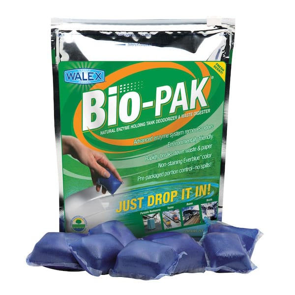 Walex Bio-Pak Natural Enzyme Holding Tank Deodorizer and Waste Digester - 50-Pack