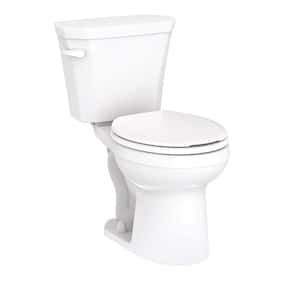 Viper Two-Piece 1.28 GPF Gravity Fed Round Front Toilet in White with Slow Close Seat
