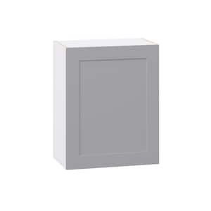 Roseland 24 in. W x 14 in. D x 30 in. H Assembled Shaker Wall Kitchen Cabinet in Slate Gray