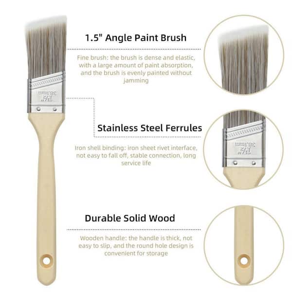Linzer Pro Impact 2-1/2 in. W Angle Trim Paint Brush