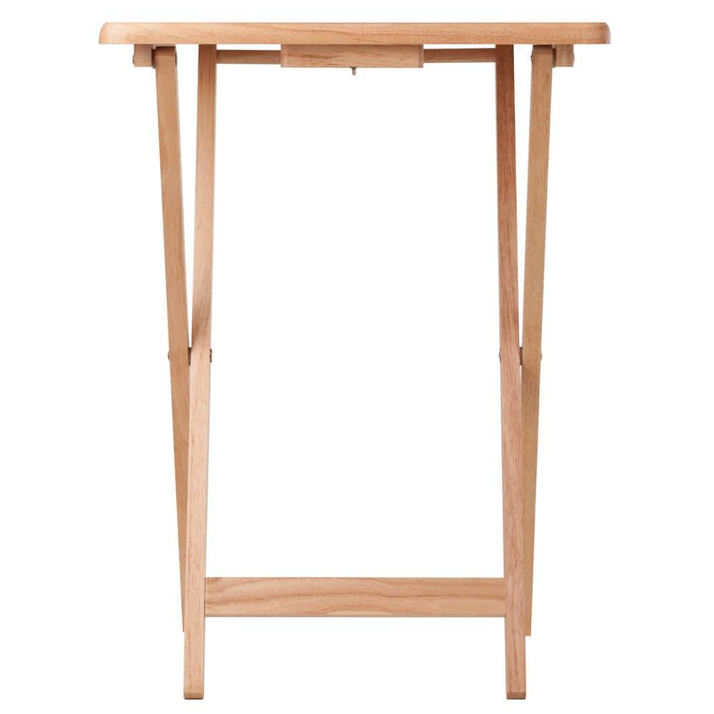 Alex 19.06 in. Natural 2-Piece Snack Table - thumbnail 5