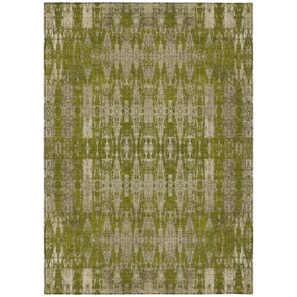 Addison Rugs Chantille ACN580 Olive 9 ft. x 12 ft. Machine Washable ...