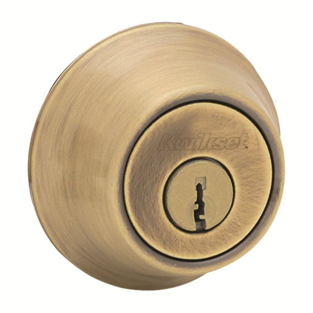 Details about   Lot of 2 Kwikset 665 Double Cylinder Deadbolt Door Lock Polished Brass 