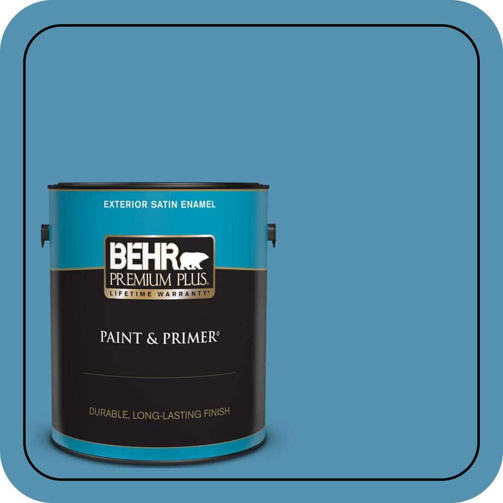 1 gal. #M490-5 Jet Ski Satin Enamel Exterior Paint & Primer price history on PriceWatchPro