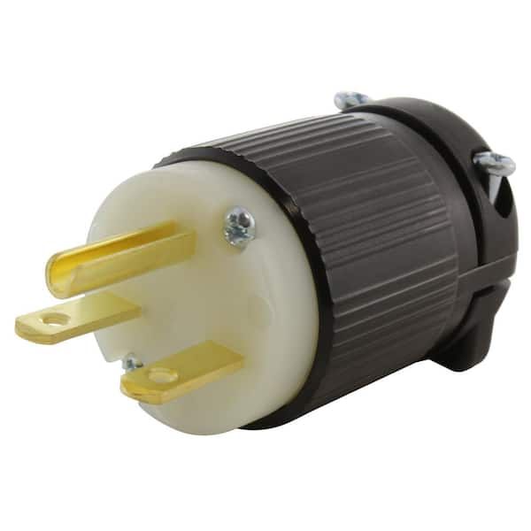 NEMA 6-15P 15 Amp 250-Volt Straight-Blade Plug with UL, C-UL Approval