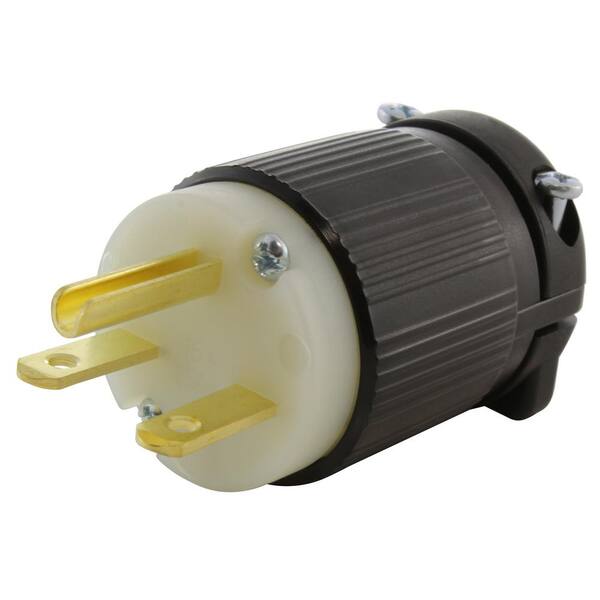 AC WORKS NEMA 6-15P 15 Amp 250-Volt Straight-Blade Plug with UL, C-UL ...