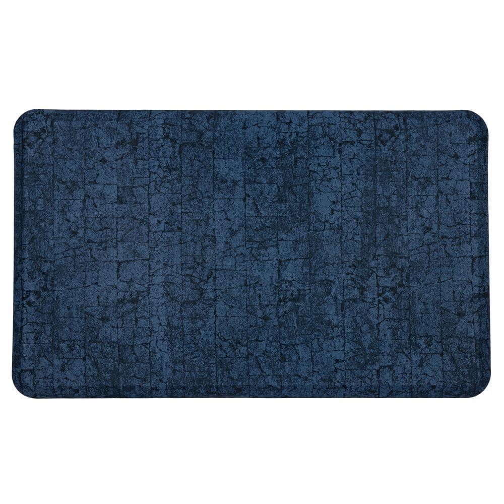 Mohawk Home Salten Sea Blue 1 ft. 8 in. x 3 ft. 6 in. Kitchen Mat