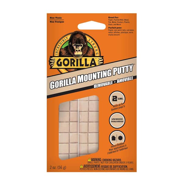 Gorilla 2 oz. Mounting Putty 102893 - The Home Depot