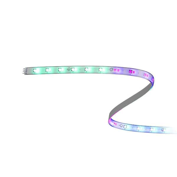 LIFX 40 in. Multi-Color Smart LED Strip Light Extension, Works with Alexa/Hey Google/HomeKit/Siri LZ1RGBWUS The Home Depot