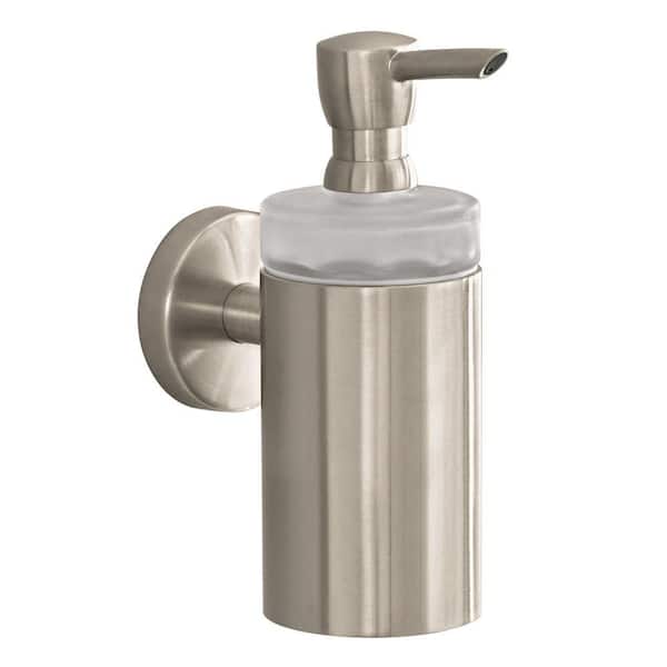 Hansgrohe Wall-Mount Brass Soap Dispenser in Brushed Nickel