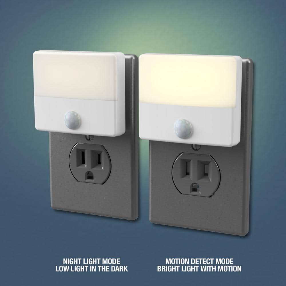 White Automatic LED Motion Sensor Night Light