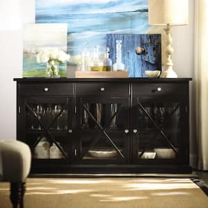 Hampton 62 in. Black Buffet