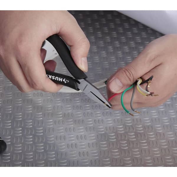 5pc Mini Pliers Set Precision Pliers Linesman Bent Needle Nose Pliers w/  Pouch