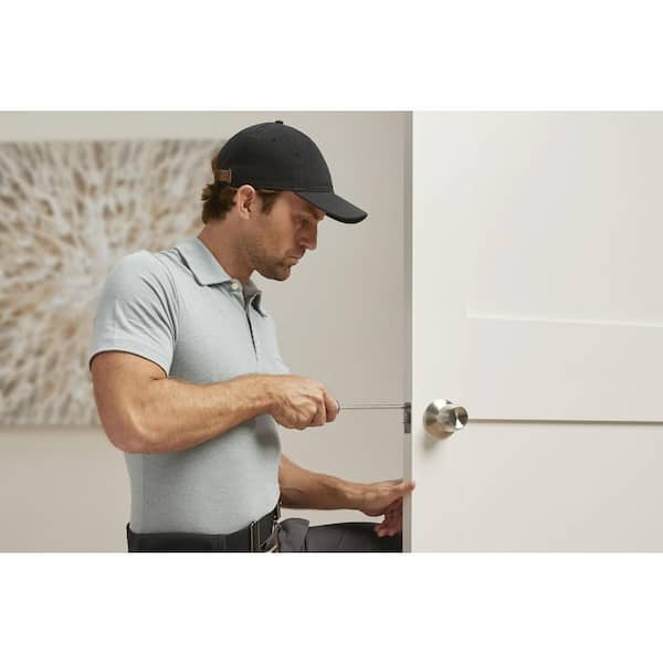 Defiant Brandywine Stainless Steel Passage Hall and Closet Door Knob  Contractor Pack (6-Piece) 32T8630BD6 - The Home Depot