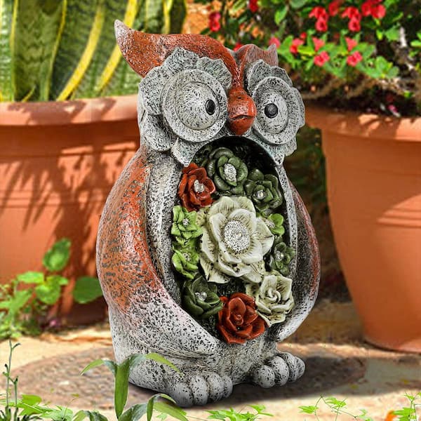 Waterproof Solar Powered Owl Decor Great Decorations Gifts Choice For  Courtyard Landscape Decor - Walmart.com