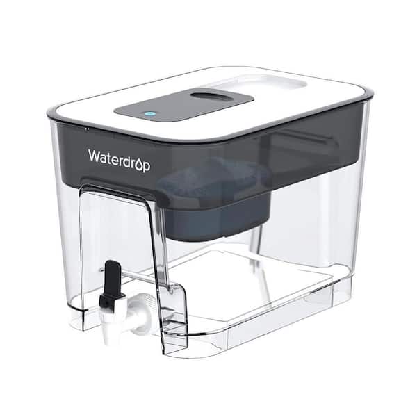 Alkaline Water Filter Pitcher, Dispenser, Large 40-Cup,Healthy,Clean and Toxin-Free Mineralized Alkaline Water,100 gal.