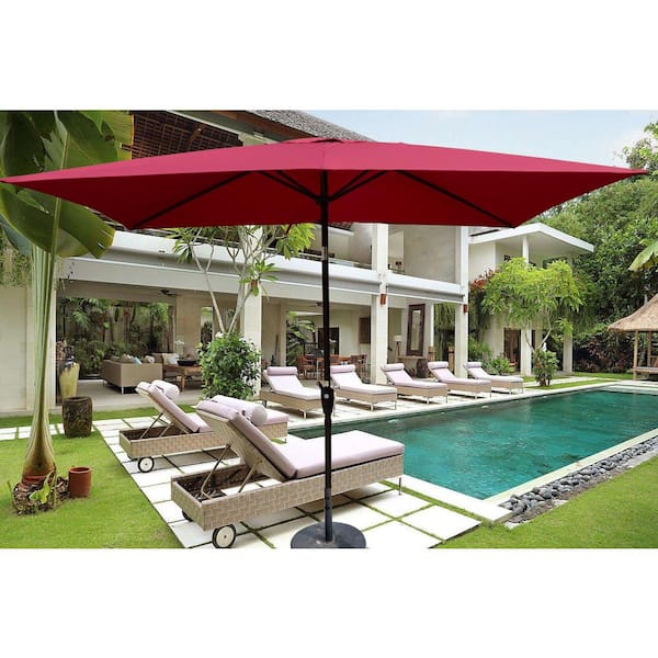 6ft burgandy patio umbrella Fiberbuilt Umbrellas 7GPUCB-Burgundy 7.5 Foot Hexagon 6 Rib Push Up and Pin Garden Vinyl Weave Burgundy This heavy duty commercial grade Venture Series 6 Square Market Sunbrella Umbrella offers all the features which a residential or commercial owner demands with a robust commercial grade aluminum frame Gtnali 6 ft. x 9
