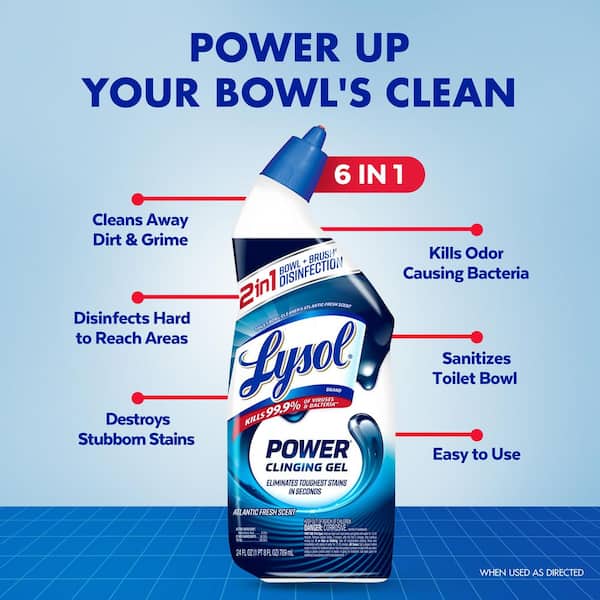24 oz. Power Toilet Bowl Cleaner (2-Count) (3-Pack)