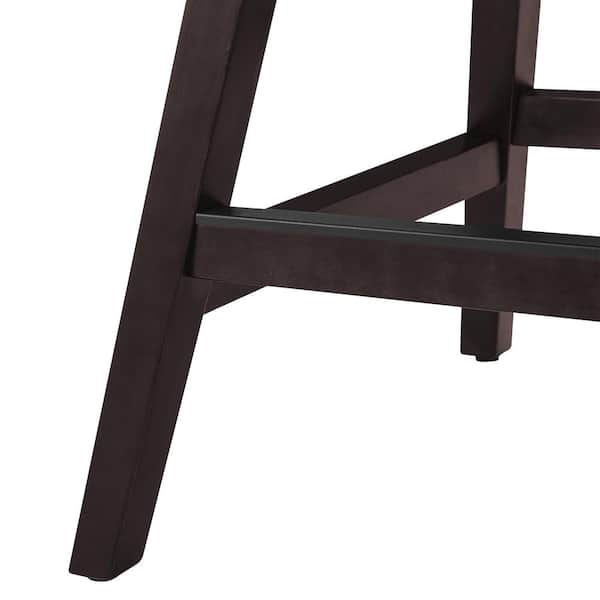 cozyman Zorro 27 in.Linen Fabric Upholstered Swivel Counter