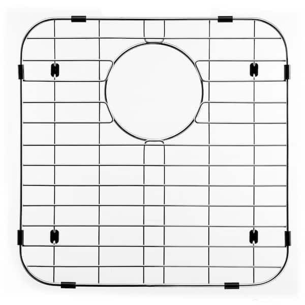 Wirecraft 14.13 in. x 14.13 in. Bottom Grid for Kitchen Sinks in Stainless Steel