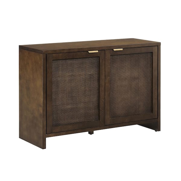CROSLEY FURNITURE Kenji Brown Record Storage Media Console