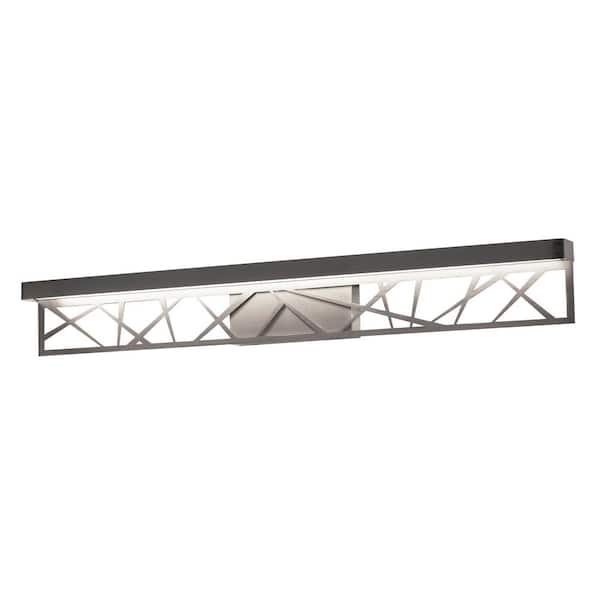 AFX Boon 36 in. 1 Satin Nickel LED Vanity Light