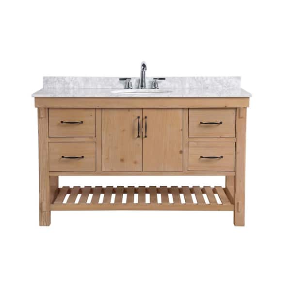 Ari Kitchen And Bath Marina 55 In, 55 Inch Vanity Single Sink