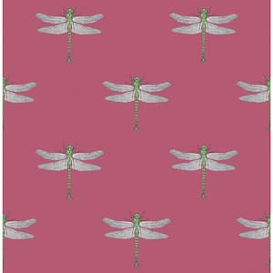 Catalina Dragonfly Paper Strippable Roll (Covers 56 sq. ft.)