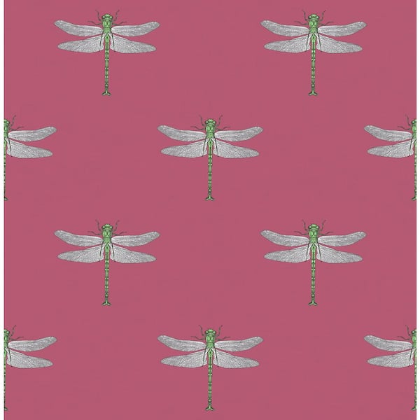 Seabrook Designs Catalina Dragonfly Paper Strippable Roll (Covers 56 sq. ft.)